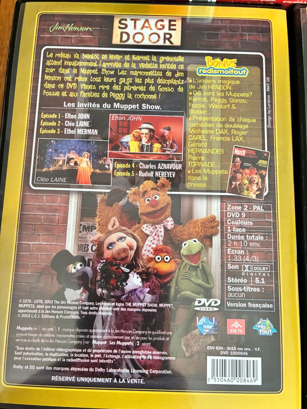 Le Muppet Show - Coffret Vol. 1 (2 DVD, 10 épis, français) (Gebraucht ...