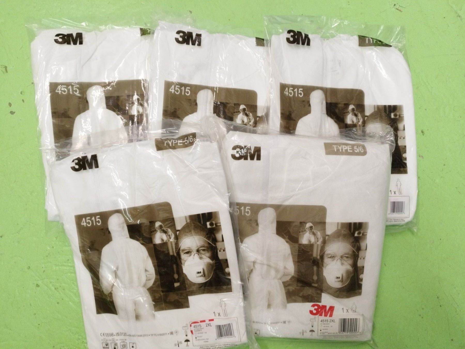 Completi: 3M Schutzanzug 4515 XL  5stk – Nuovo (secondo la descrizione) da Heerbrugg venduto da ProBau-Liq