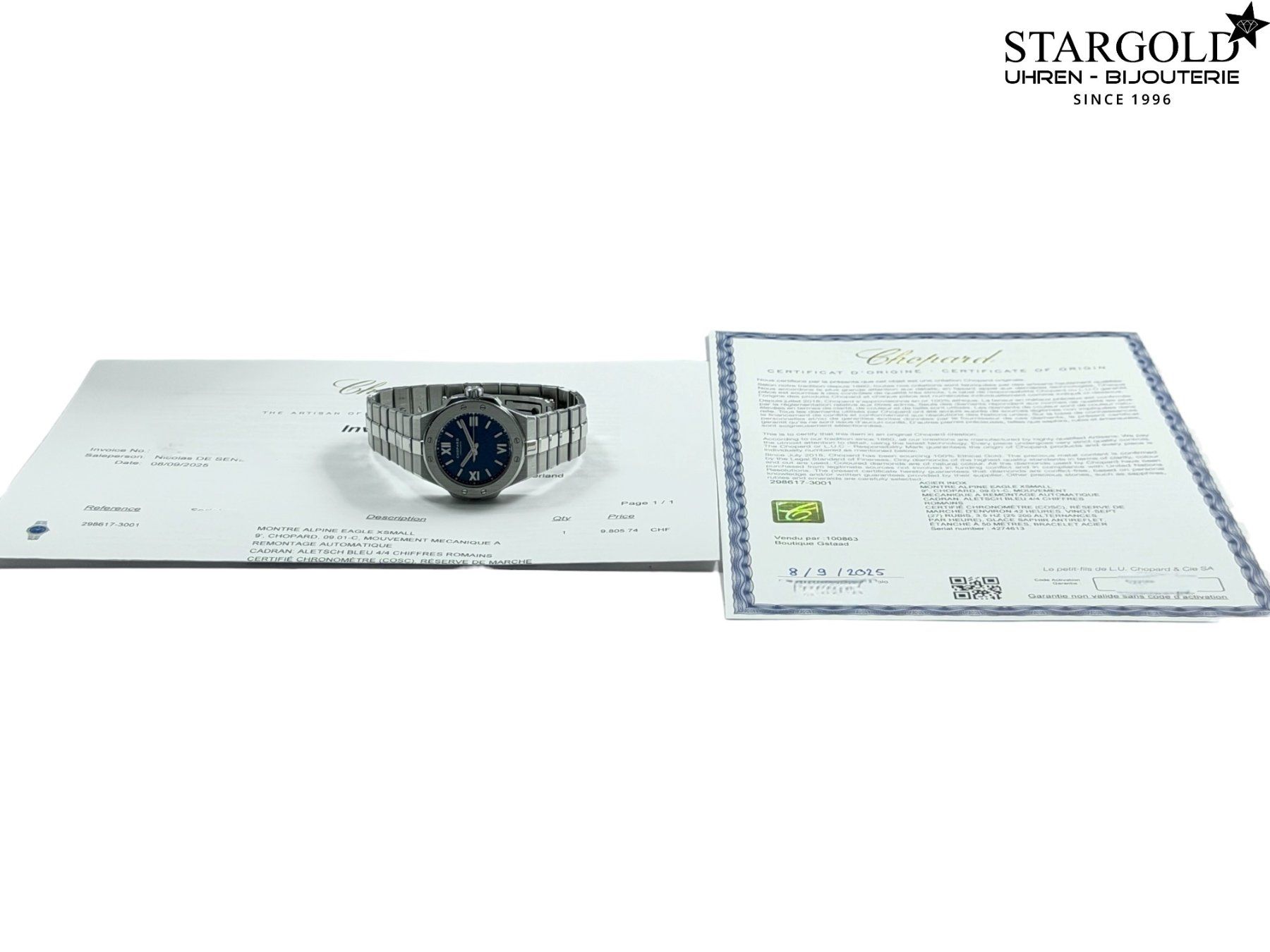 Chopard Uhren: Chopard Alpine Eagle - 298617-3001 – Gebraucht aus Zürich von Stargold-Uhren 7