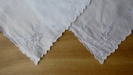 Weissstickerei Appenzell Batist Stickerei Baumwolle antike