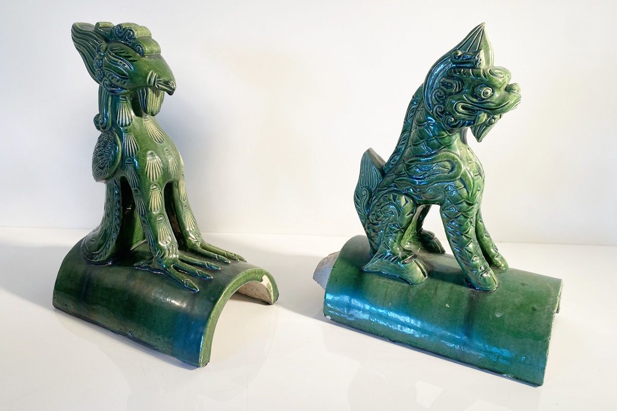 Steine & Dachziegeln: Chinesische Firstziegel Dachreiter Firstfliesen Firstspitzen – Gebraucht aus Ballwil von ClassicGallery 3