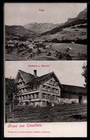 AK Ennetbühl, Gasthaus zum Sternen, Ortsansicht