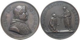 Rom, Pius IX., Medaille o.J. (1846), Election