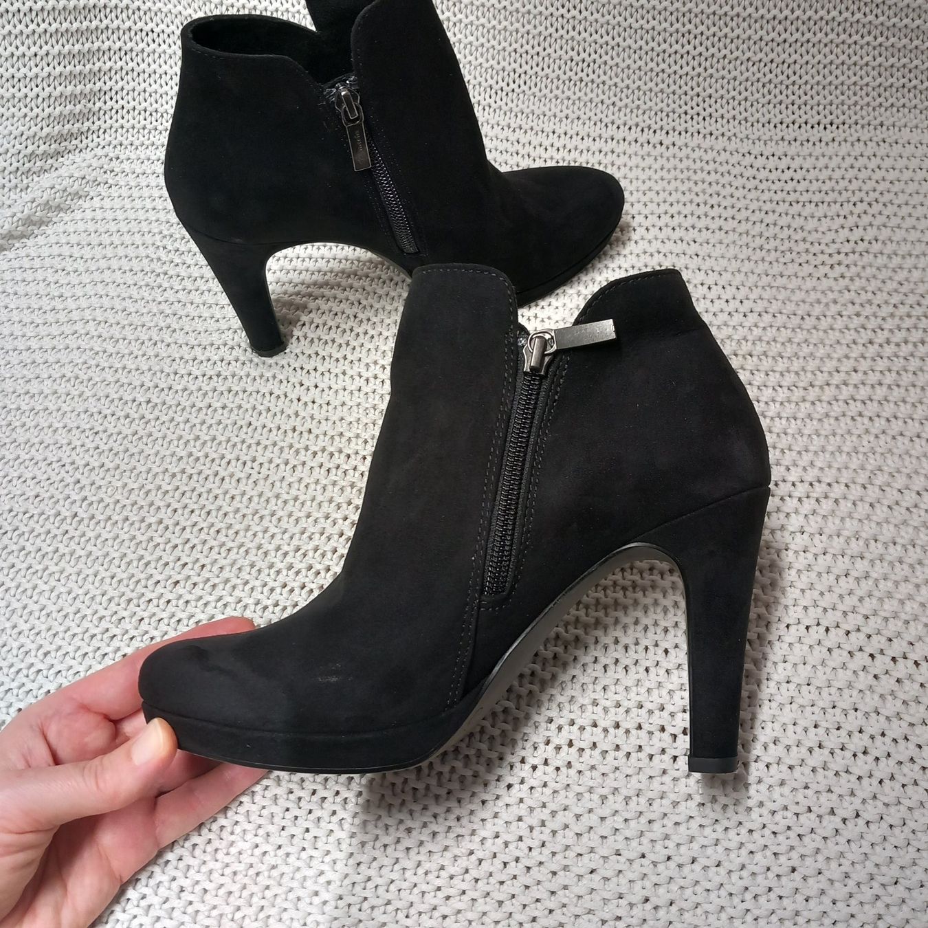Tamaris Damenschuhe: Tamaris High Heels / Ankle Boots Gr.37 schwarz – Gebraucht aus Gwatt (Thun) von umwelt-brocki 2