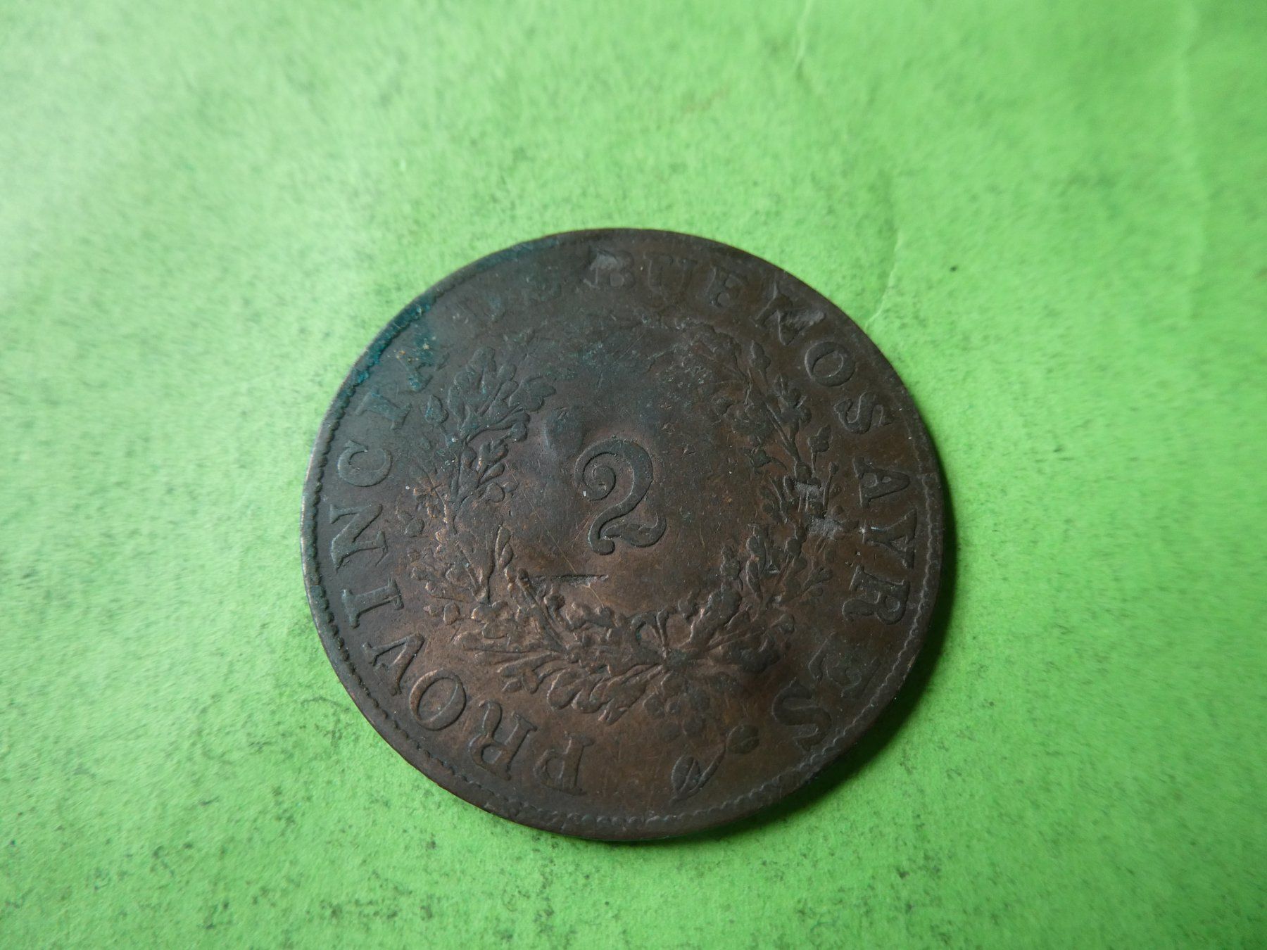 Tutti le monete: Argentinien 1853, Buenos Aires, 2 Centavos – Usato da Hinterforst venduto da Rohusri