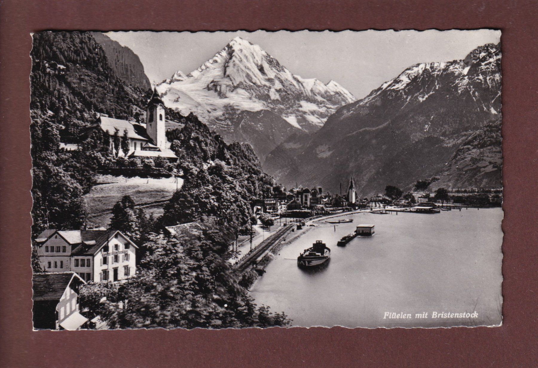 Cartoline postali: FLÜELEN - Bristenstock - Feldpost – Usato da Pully venduto da nicecards