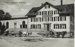 Gasthof Bauernhof ROTKREUZ ZG gel. 1914! Pferdegespann!