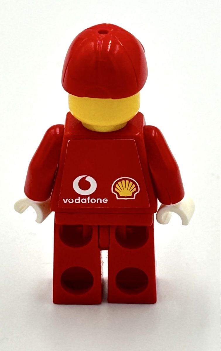 Lego Statuette: LEGO Racers - Ferrari Engineer rac030  – Usato da Burgdorf venduto da Littlebricksplanet 1