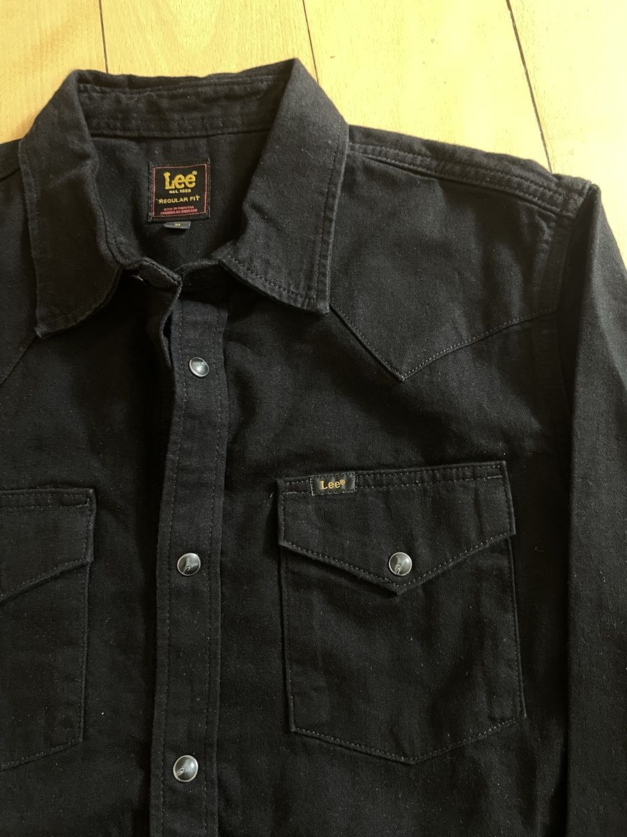 Lee Camicie: Lee Western Hemd Schwarz - M – Usato da Zürich venduto da Rollladen 1