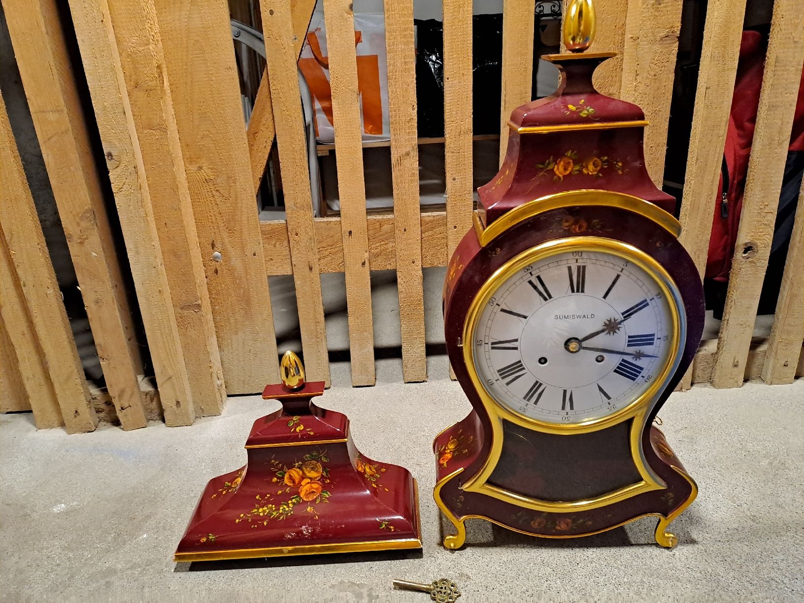 Orologi: Wunderschöne Pendule, Handbemalt, Antiquität – Usato da Münchenbuchsee venduto da Babsique 5