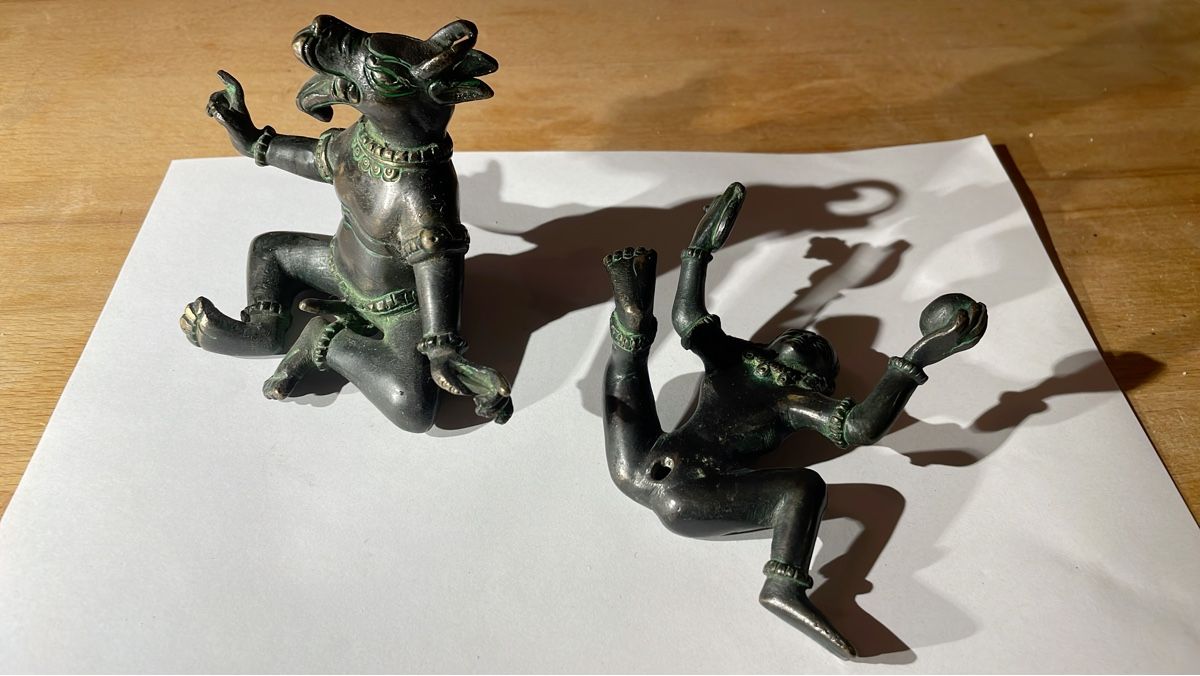 Skulpturen & Statuen: Indische Bronze erotische Figuren – Gebraucht aus Zürich von feuerstern