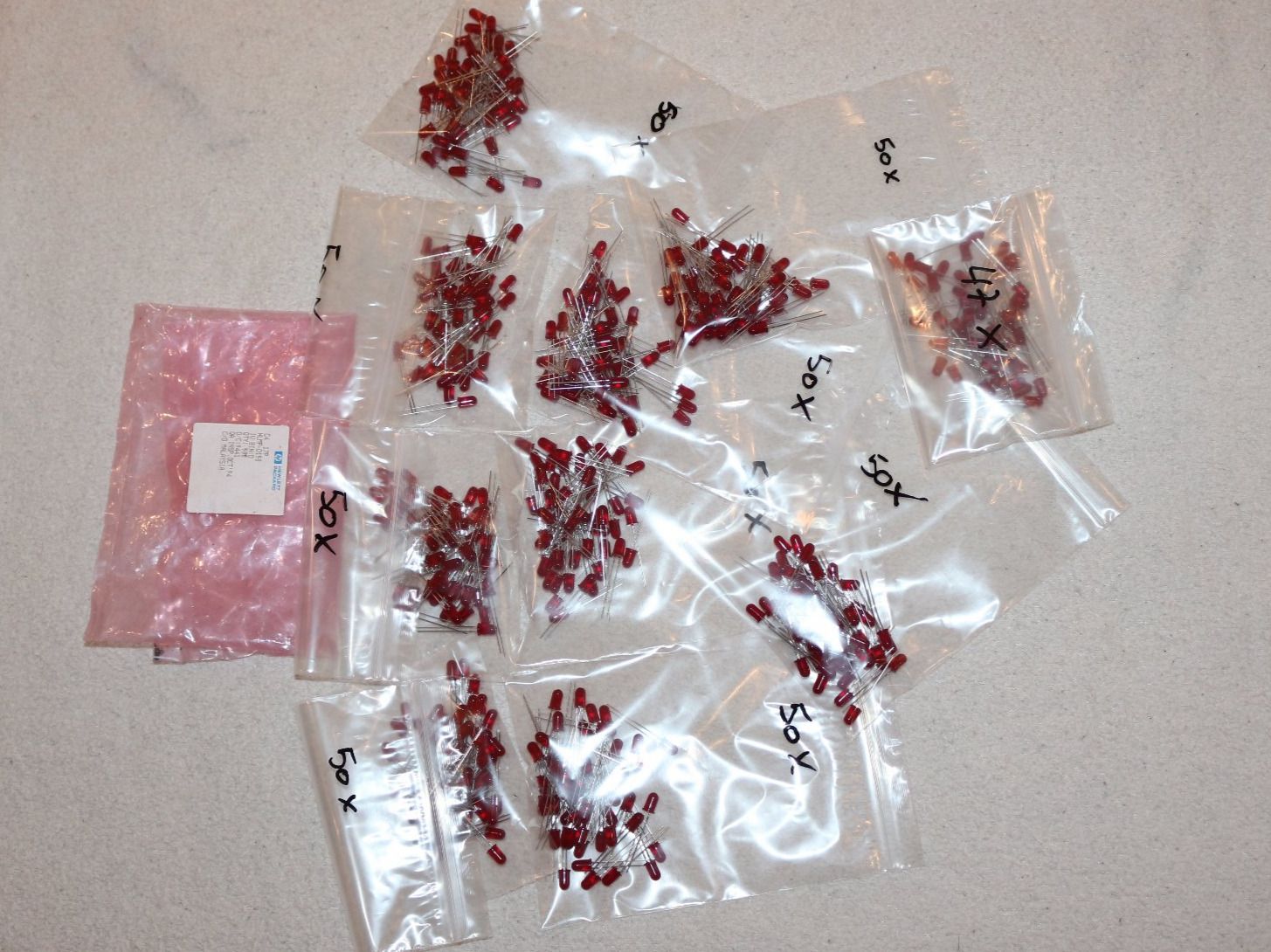 Componenti elettronici: LED Diode Ø5mm Deep Red HLMP-D150 - Set 50 Stk. – Nuovo (secondo la descrizione) da Roveredo GR venduto da ManolitoBoris 5