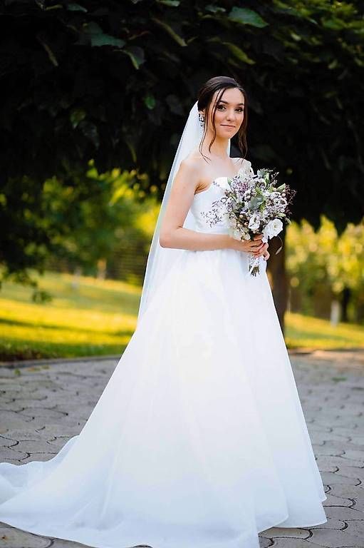 Vestiti: Robe de mariée bustier – Usato da Bramois venduto da Cucos 1