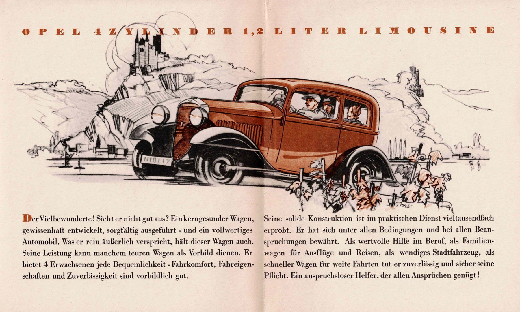 Opel Documenti: Opel Prospekt aus den 30er Jahren – Usato da Rickenbach b. Wil venduto da klassikmarkt.ch 1