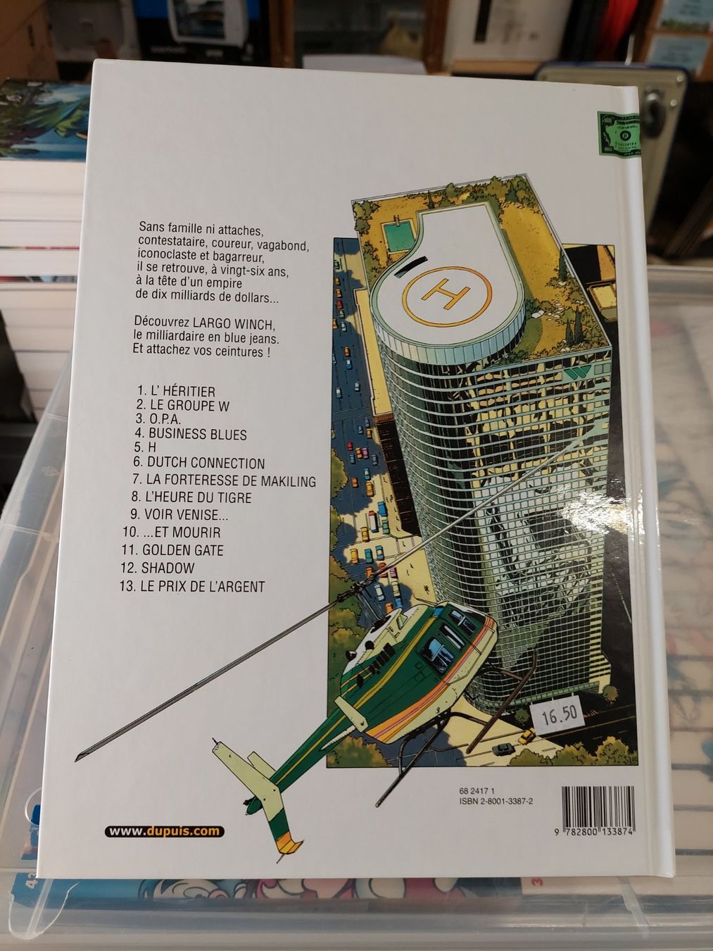 BD: Largo Winch - Le prix de l'Argent – D'occasion à Oberwil b. Zug par PrimaryBlue 1