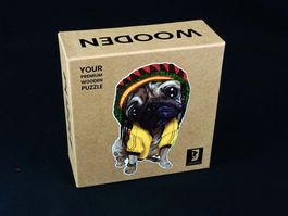 Wooden Puzzle - Mops