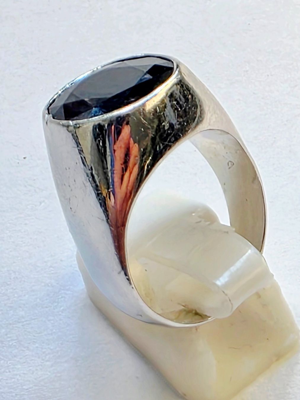 Anelli: Weissgold Safir Ring – Usato da Zürich venduto da ben_mn5h 2