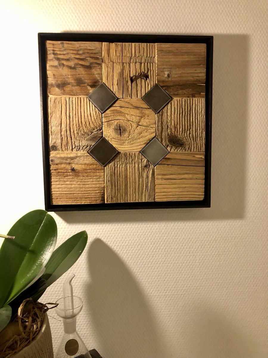 Tutte le decorazioni: Bild Antikholz  32x32cm Stall Chalet – Nuovo e nell'imballaggio originale da St.Gallen venduto da LUMUMBA7 1
