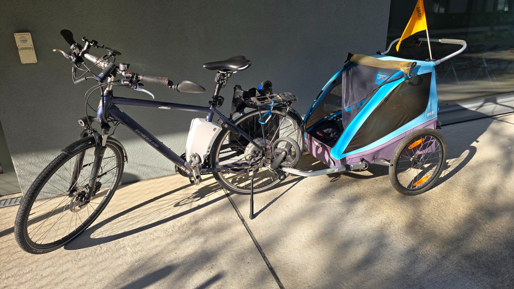 Biciclette: Wheeler E-Bike mit Anhänger – Usato da Liestal venduto da Motor 2
