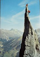 FIAMMA Bergsteiger - Blick auf MALOJA und CASACCIA Bergell