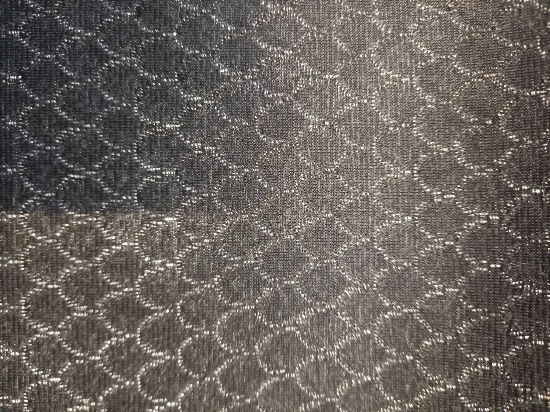 Tessuti: 3 m Jersey Jacquard weiss/schwarz – Nuovo (secondo la descrizione) da Lichtensteig venduto da mondkleider 2