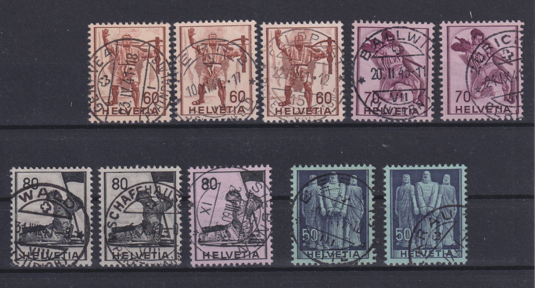 Tutti i francobolli: Historische Bilder 1941 und 1958 – Usato da Bellach venduto da qsearch