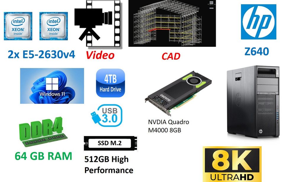 LOT Workstation HP Z640 V4 Bi CPU - Blida Algérie