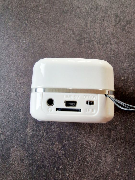 Mini bluetooth speaker boxen in weiss kaufen auf ricardo