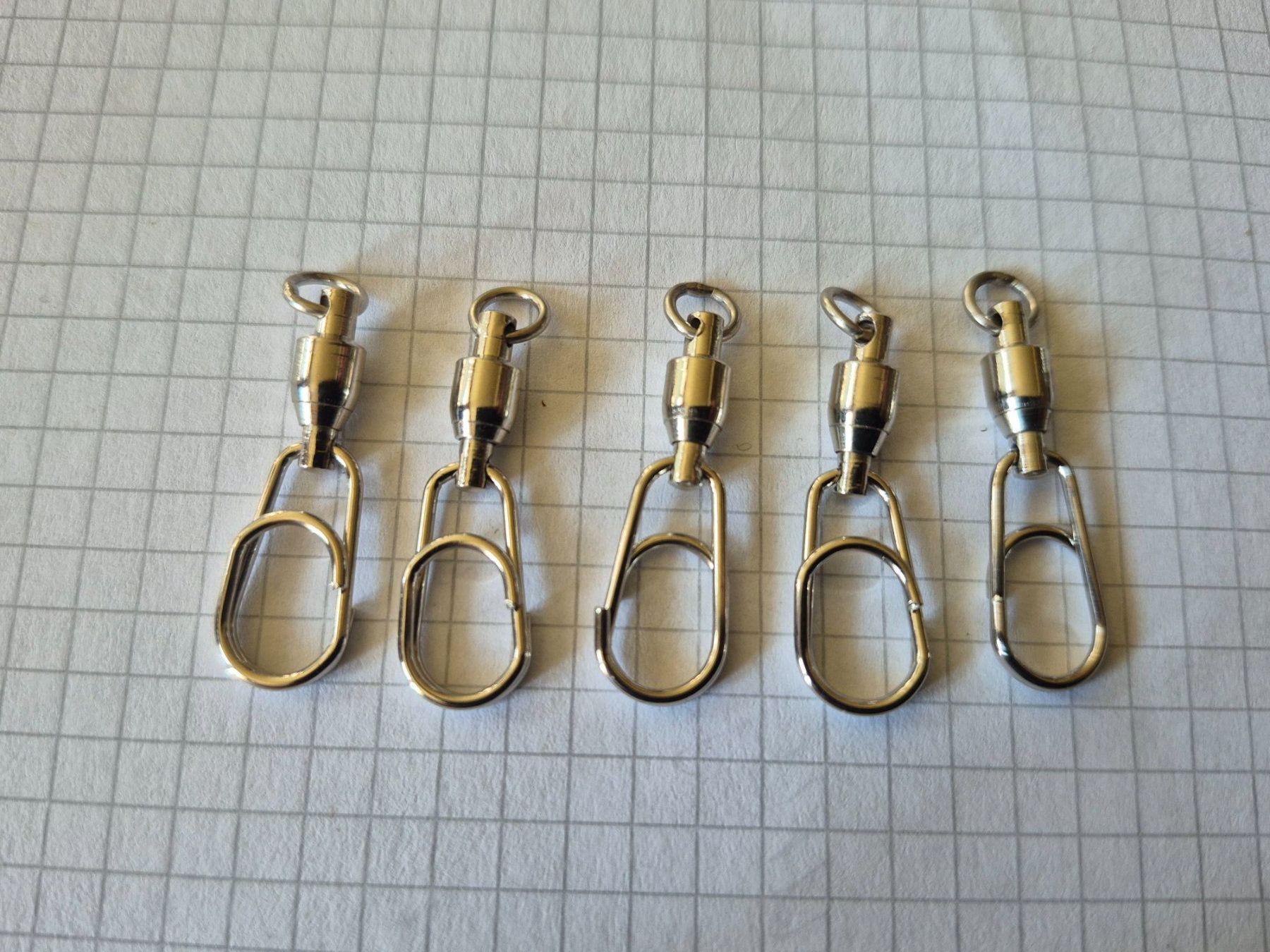 Esche: 5x Schnellwechselwirbel Sprengring – Nuovo e nell'imballaggio originale da Bigenthal venduto da FSB1