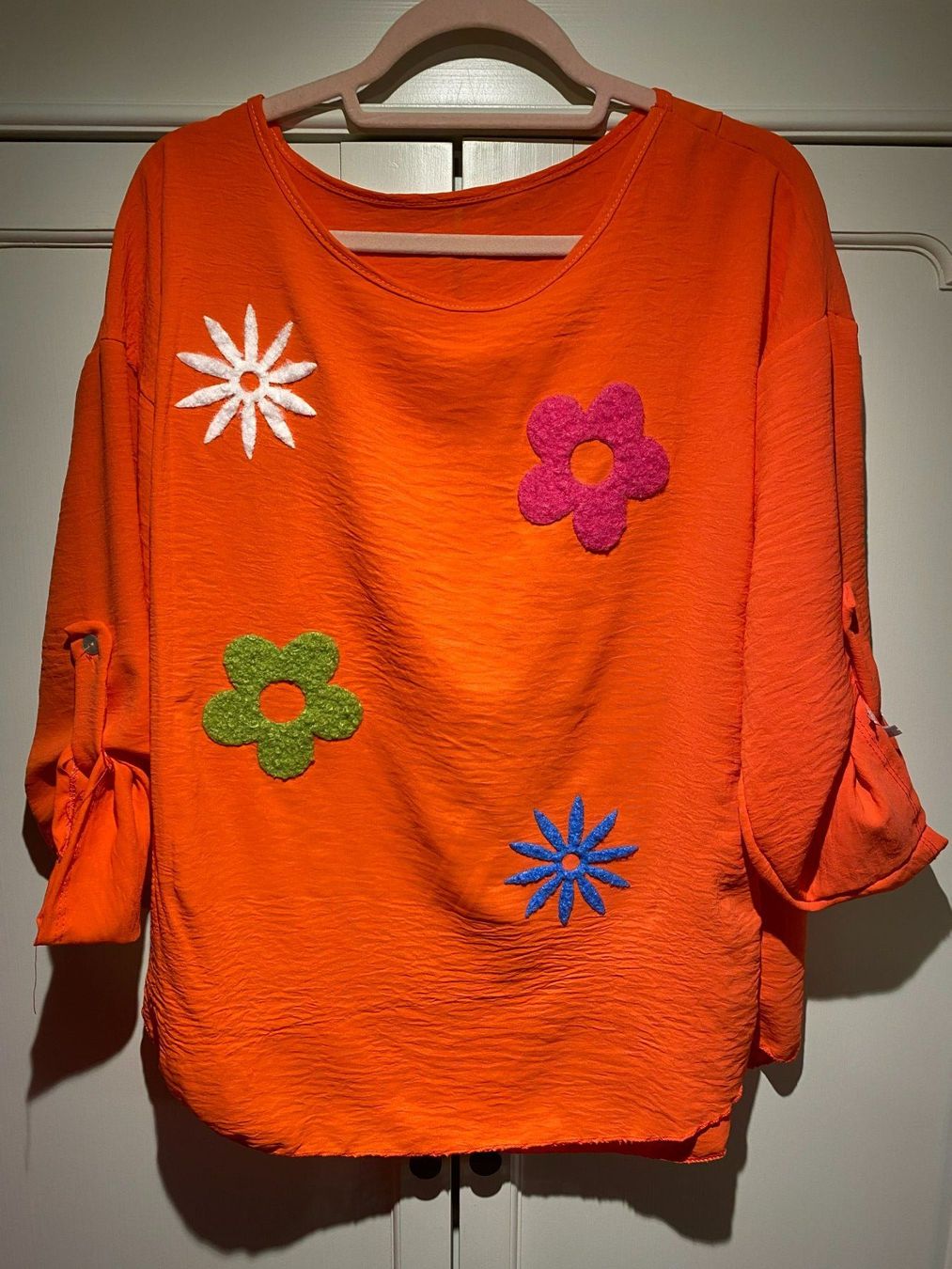 Camicette: DAMENBLUSE-FLOWERS – Nuovo e nell'imballaggio originale da Meienried venduto da ManuelaBoutique 2