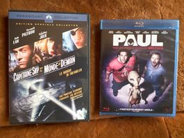 Dvd Capitaine Sky + blu-ray Paul (EN/FR/DE)