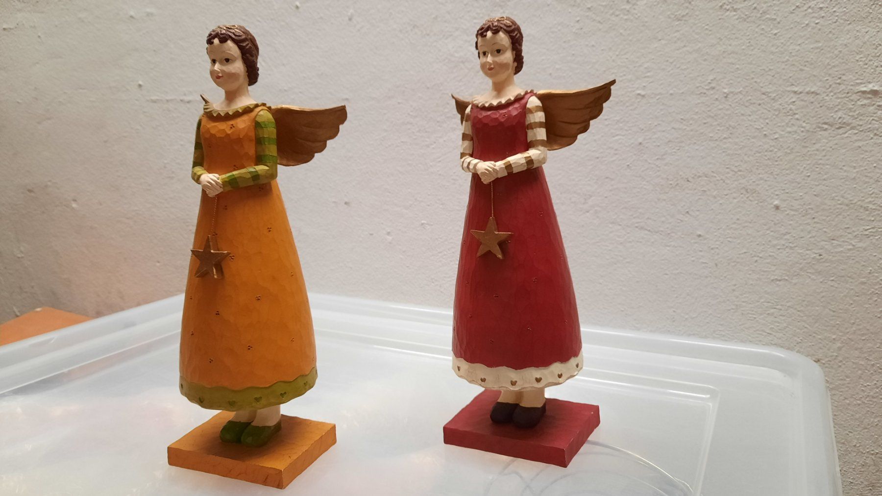Statuette: Grosser, roter Engel (Stehfigur) – Usato da Neftenbach venduto da DanielaS01020304 4
