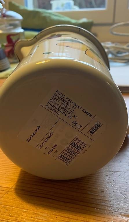 Karaffen: Emaille Krug, neu – Gebraucht aus Wabern von walsn1 1