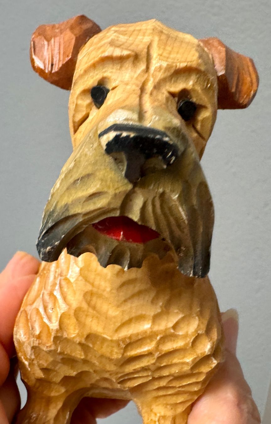 Statuette: Schnitzerei Figur Brienzer Schnitzerei Holz TERRIER 10.5 cm – Usato da Rothrist venduto da Luckywinner 4