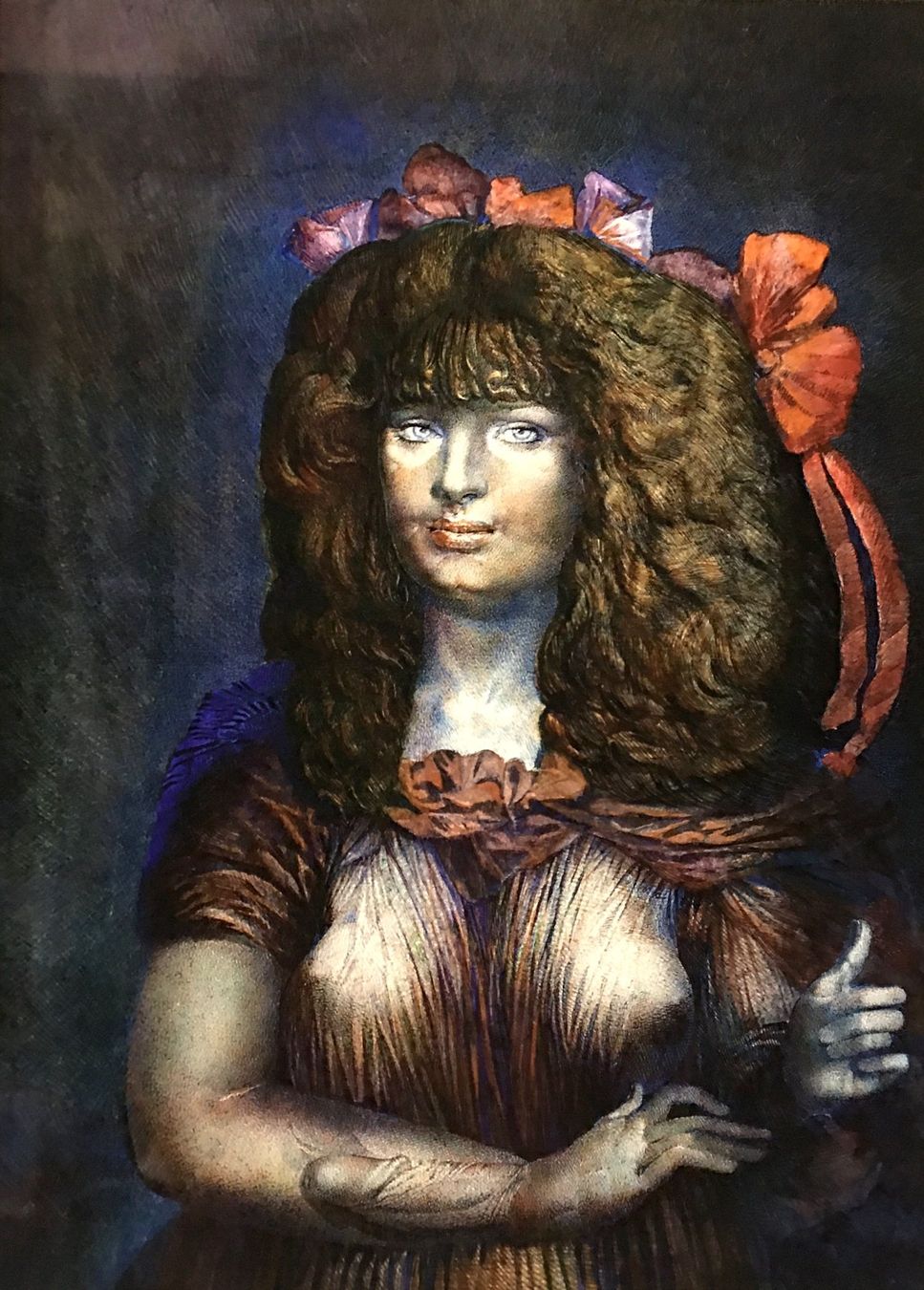 Grafica & Litografie: Ernst Fuchs    "Lolita"     handsigniert   GICLEE – Usato da Nennigkofen venduto da Sommersonnen 1