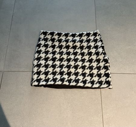 Mini-jupe H&M pied-de-poule
