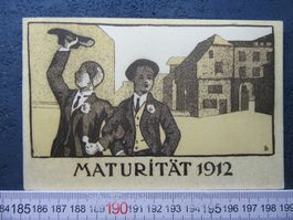BASEL 1912 MATURITÄT BS KA GEL. N. PARIS BUG