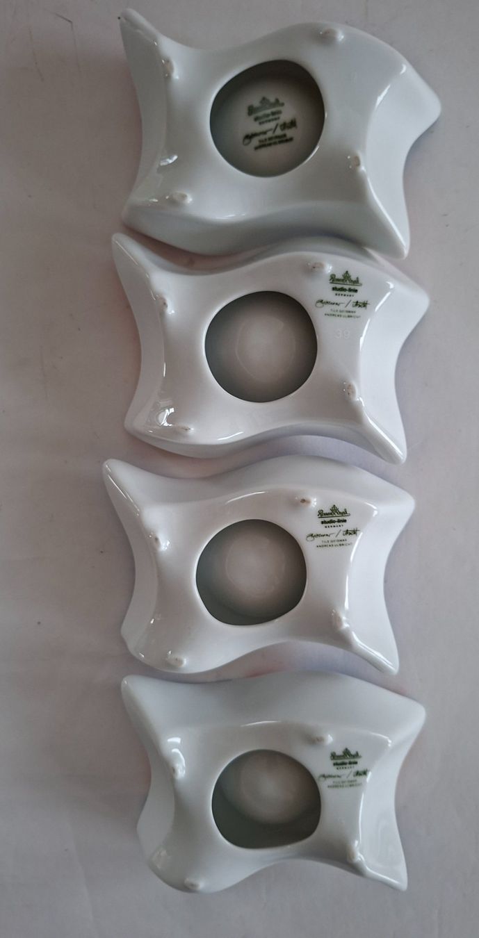 Rosenthal Sonstiges Geschirr: 4er Set Eierbecher in Flaggen Optik, Rosenthal Studioline – Gebraucht aus Opfikon von Diversamente 4