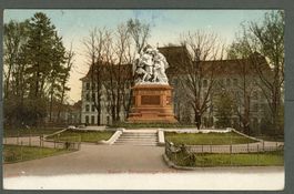  AK col Basel BS Strassburger-Denkmal Centralbahnplatz ≈ 190