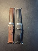 Apple Watch Ultra Armband Leder (schwarz & braun)