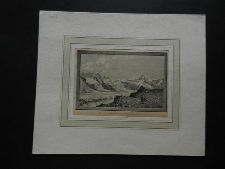 Incisioni: Aussicht vom Gornergrat bei Zermatt – Usato da Risch venduto da Rischli15