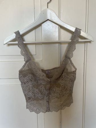 Lace Bralette underwear Grey 