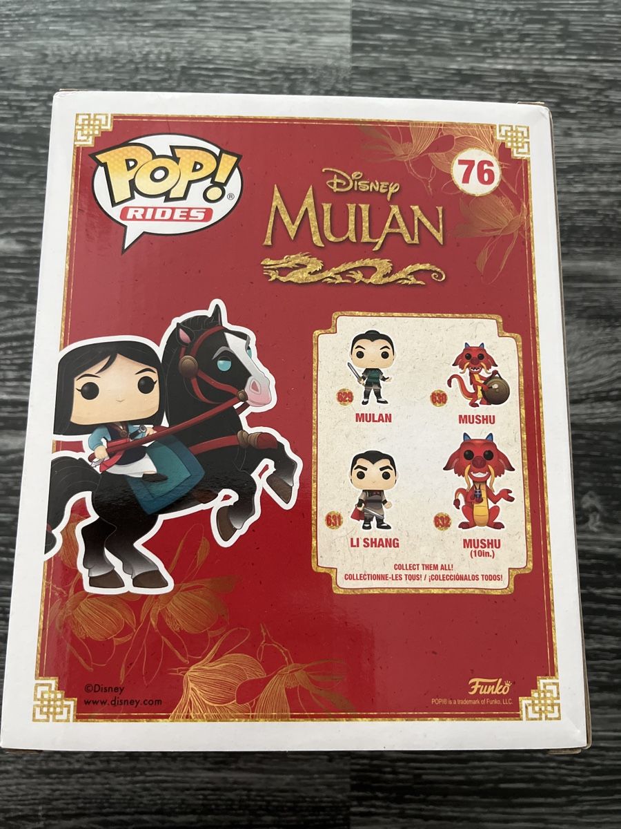 Funko Statuette: Funko Pop Rides Mulan Riding Khan,76 ! – Usato da Yverdon-les-Bains venduto da vin_95zk 2