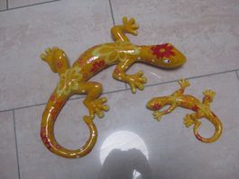 2 schöne GECKO uns kann man auch aufhängen