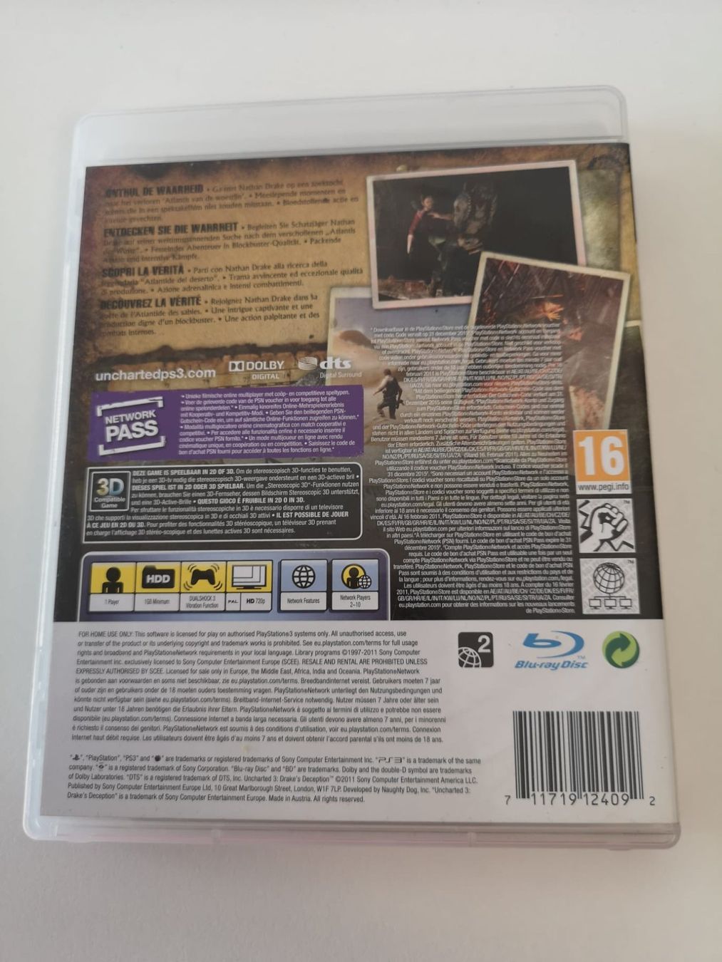 Spiele: Uncharted 3 (PS3) – Gebraucht aus Herisau von Seyashop_2 2