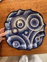 Magnifique plat en céramique polonaise Kobalt ed. limitée