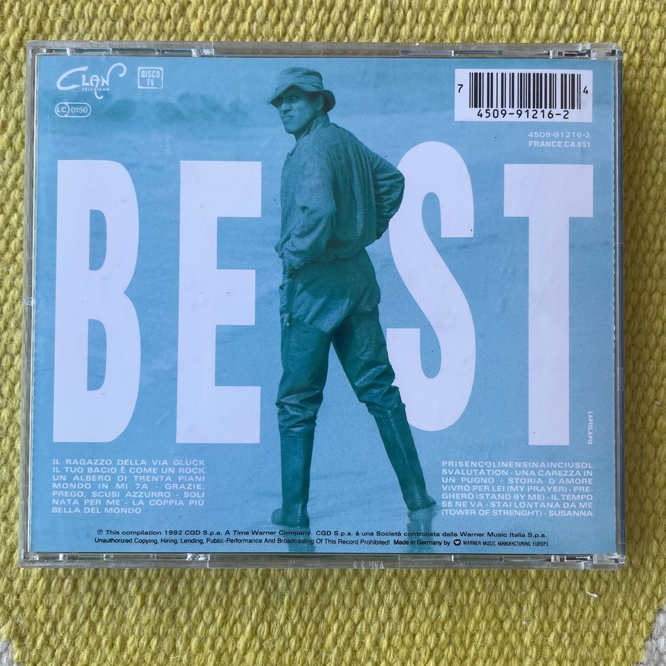 CD: ADRIANO CELENTANO-SUPER BEST – Usato da Rorschacherberg venduto da CD-Roli 1