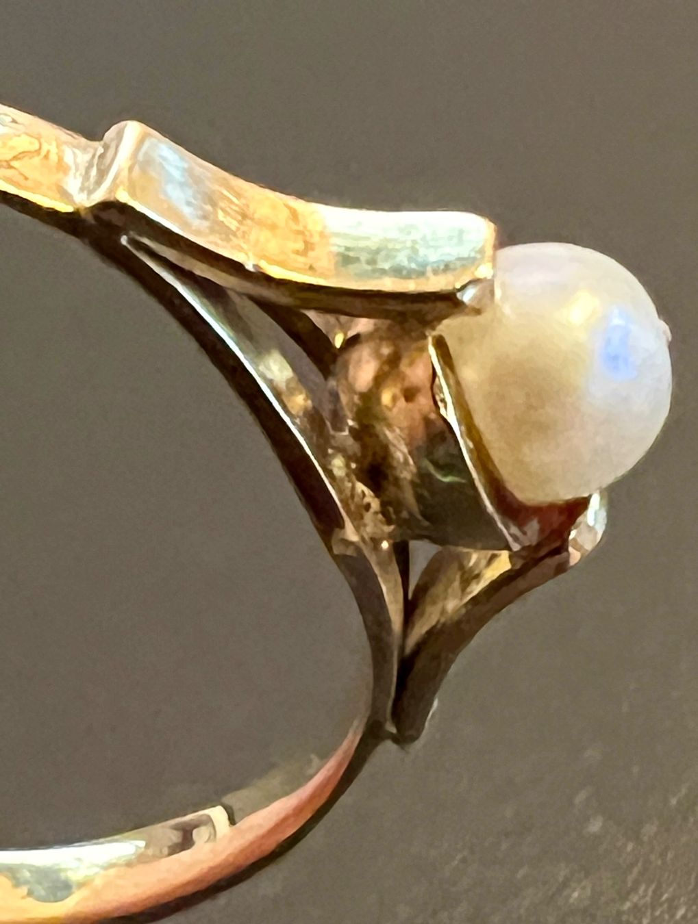 Anelli: Gold-Ring 14K mit Perle – Usato da Chur venduto da Penting1935 7