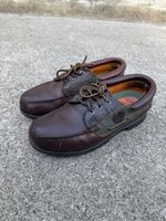 Vintage Timberland Leather Shoes Brown Khaki Detail