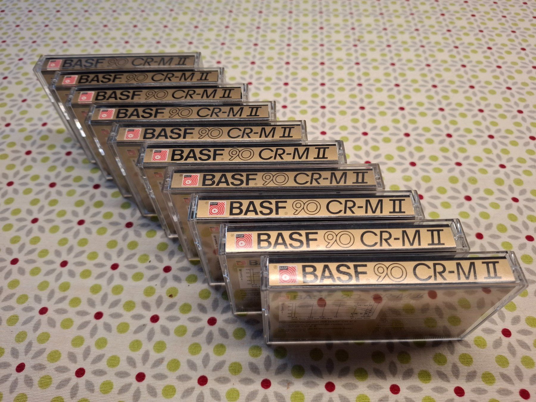 Musicassette: 10 Stück BASF 90 CR-M II / CrO2 High Position – Usato da Winterberg ZH venduto da Andora56 1